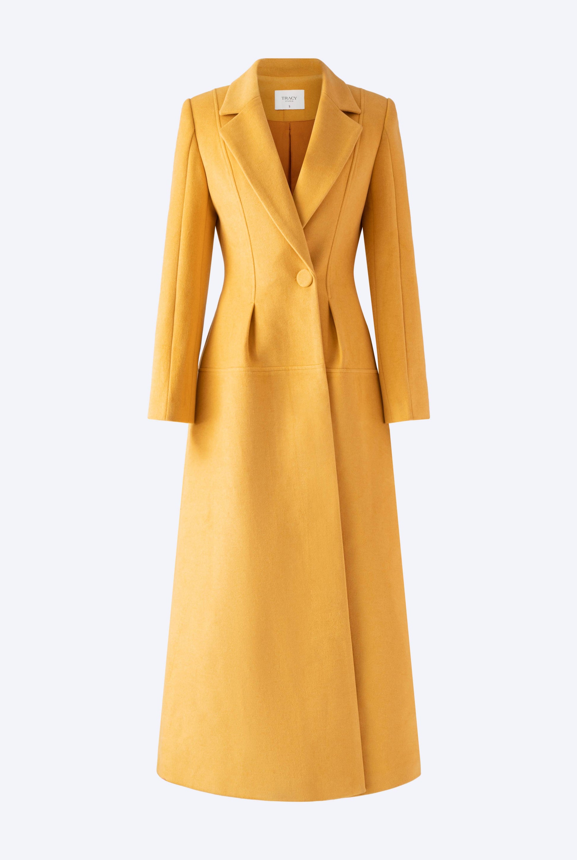 Prada Women's Single-Breasted Double Wool Coat
