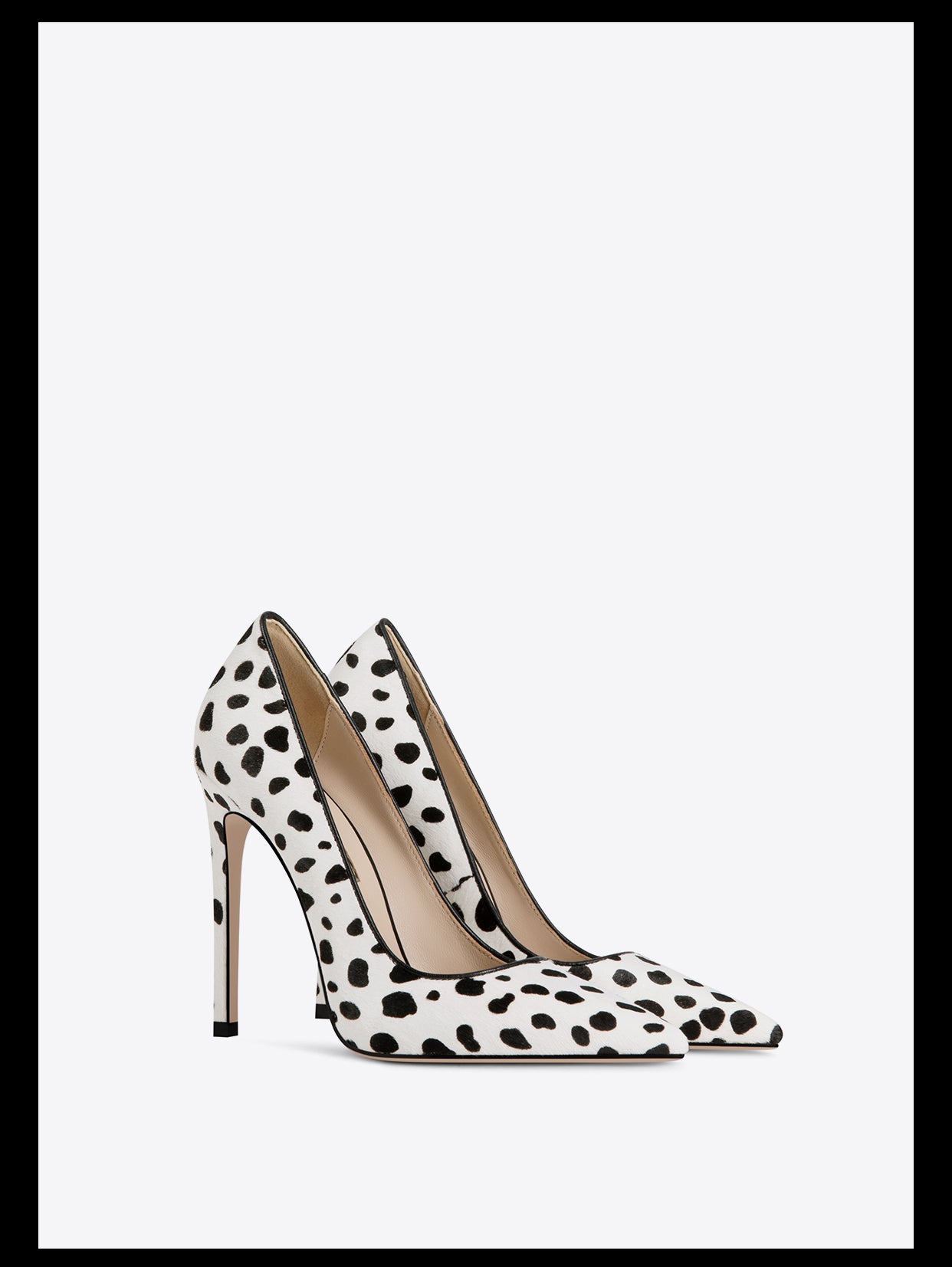 White pumps hotsell with leopard print