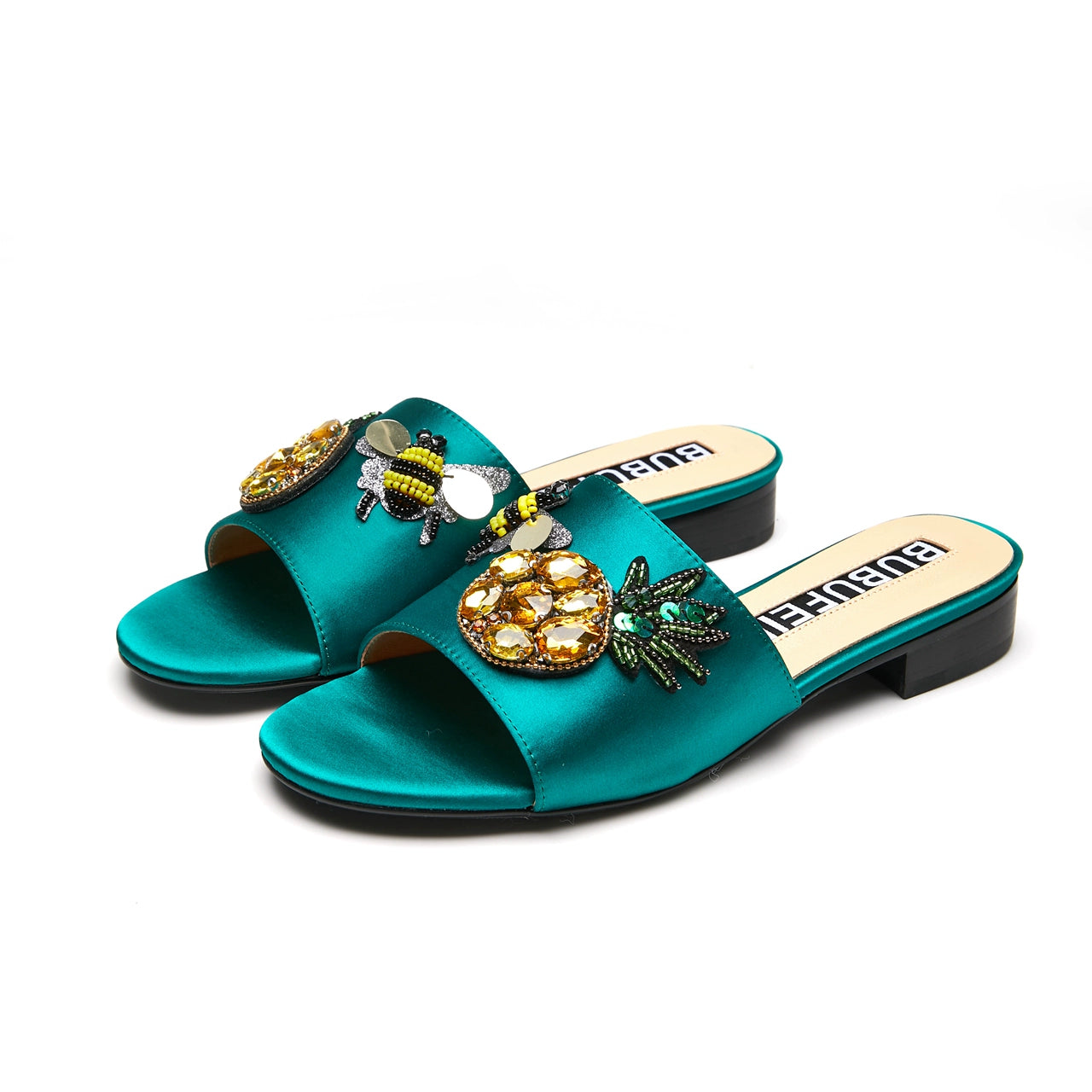New Summer Shoes Women Luxury Designer Open Toe Flat Slippers Fashion Soft  Rivet Sandals Flip Flops Women Slides Size 35-42 - AliExpress