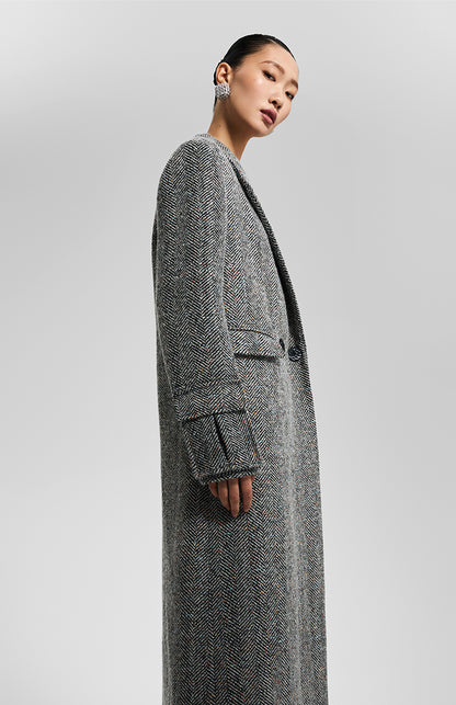 LEDIM W Premium tweed winter coat - SONA