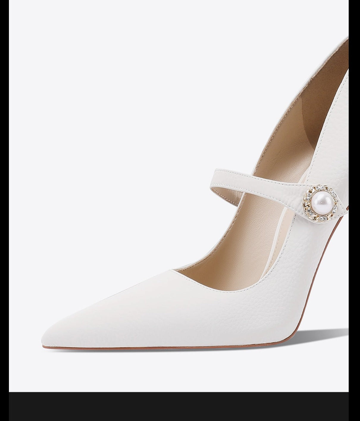 Buy online White Pumps With Stitch Design from heels for Women by Knight N  Gale for ₹1899 at 10% off | 2024 Limeroad.com
