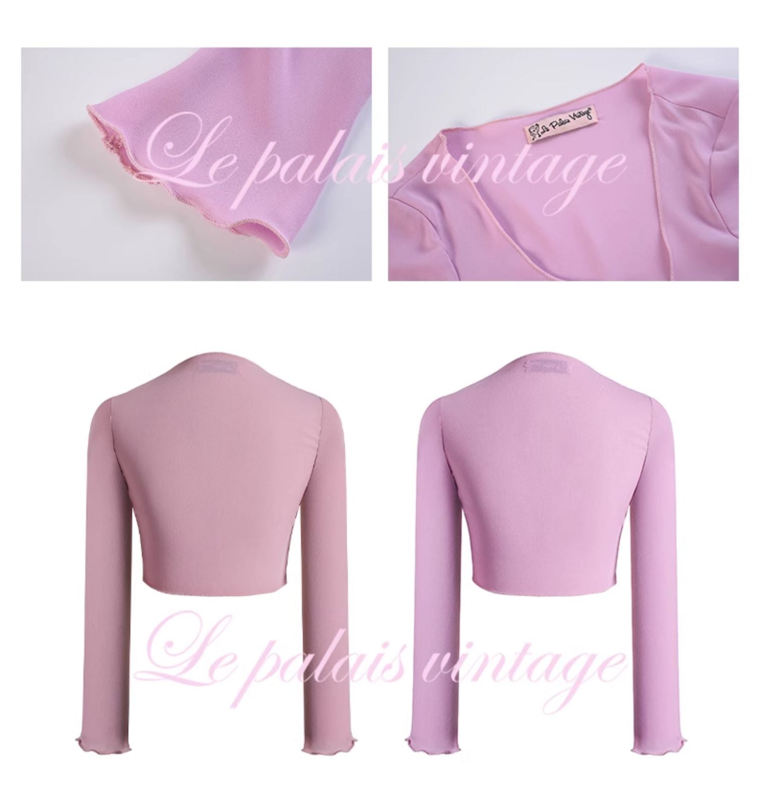 Vintage discount lanvin Mauve Pink Ballerina core pleated top