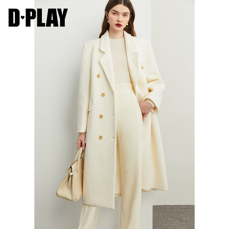 Ivory wool clearance coat