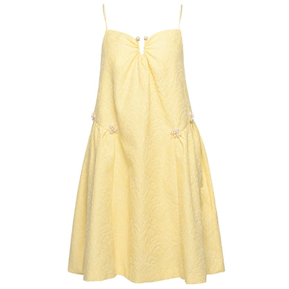 YES BY YESIR French slip yellow dress - Kidda