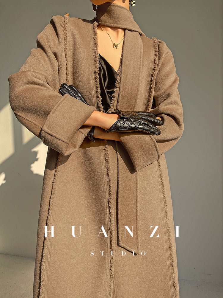 Huanzi handmade double-sided cashmere wool coat - Mode – GOOD GIRL