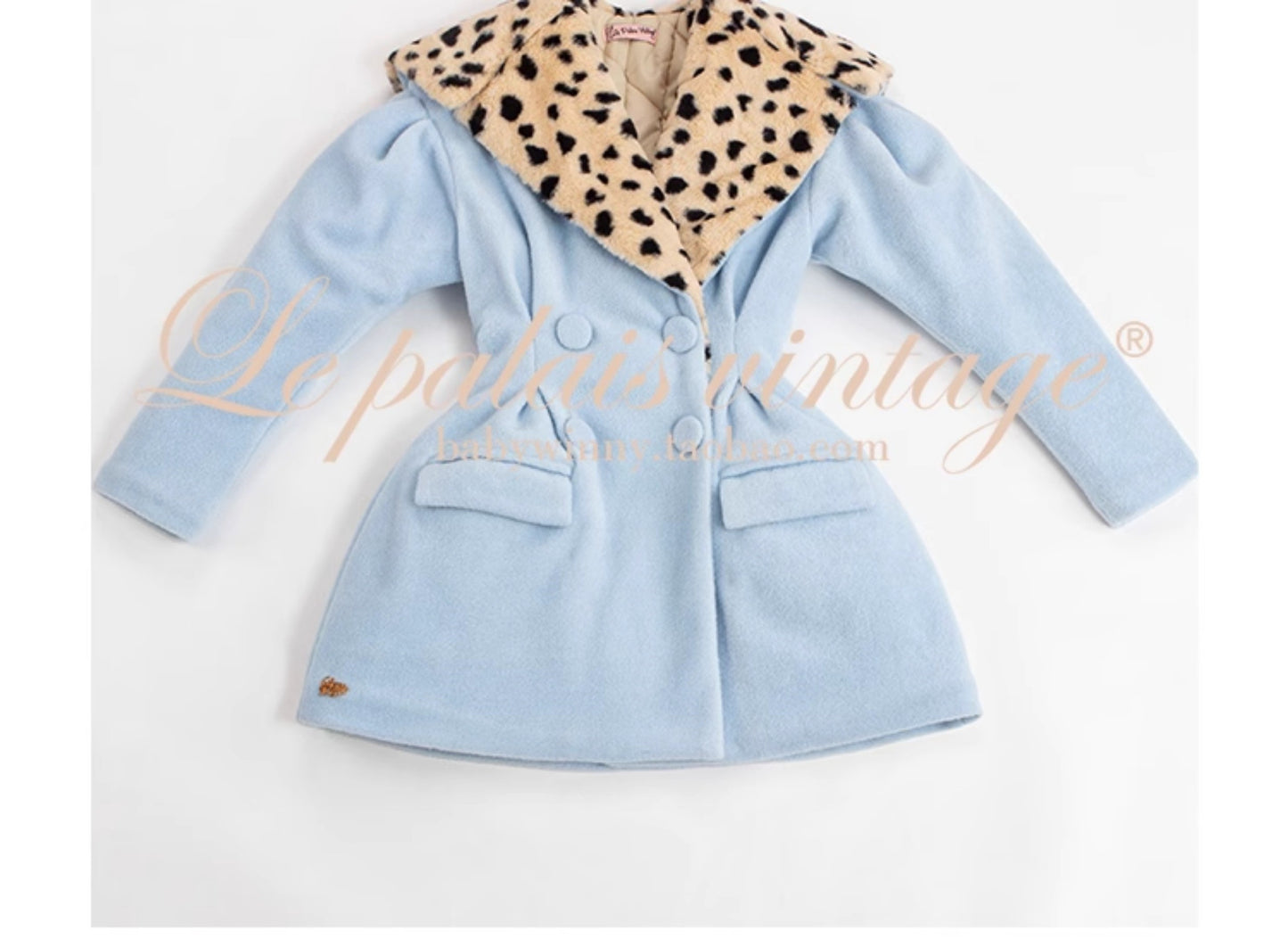 Le Palais Vintage Sweetheart Baby Blue coat - Mauni