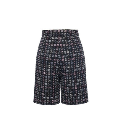 YES BY YESIR spring summer rebellious high-waisted plaid tweed shorts - MISSY