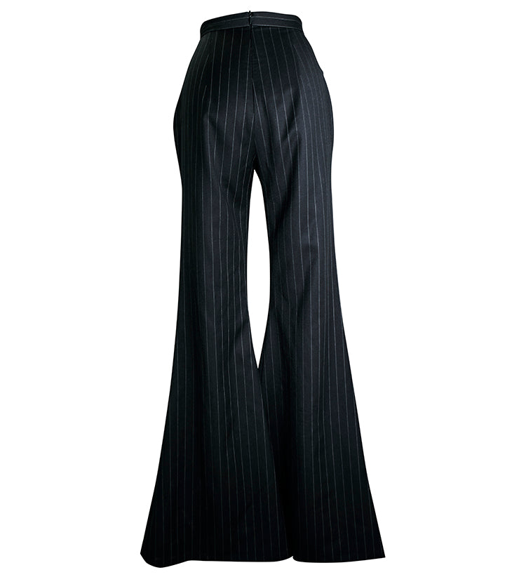 Buy Zhivago Black The Secret Flared Pants in Jersey Fabric for