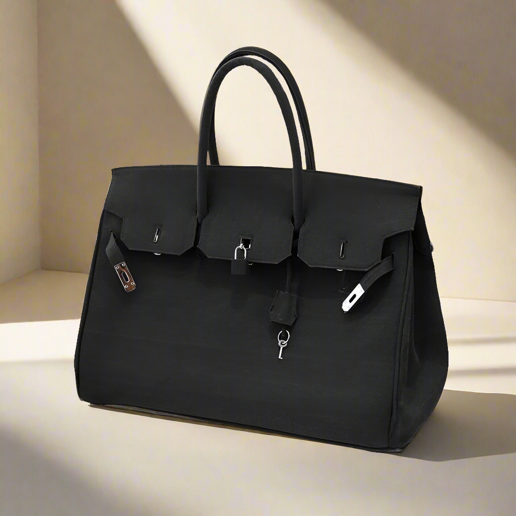 Black birkin bag on sale