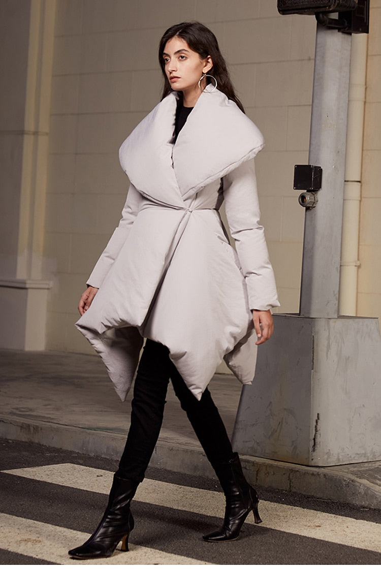 High low 2024 winter coat