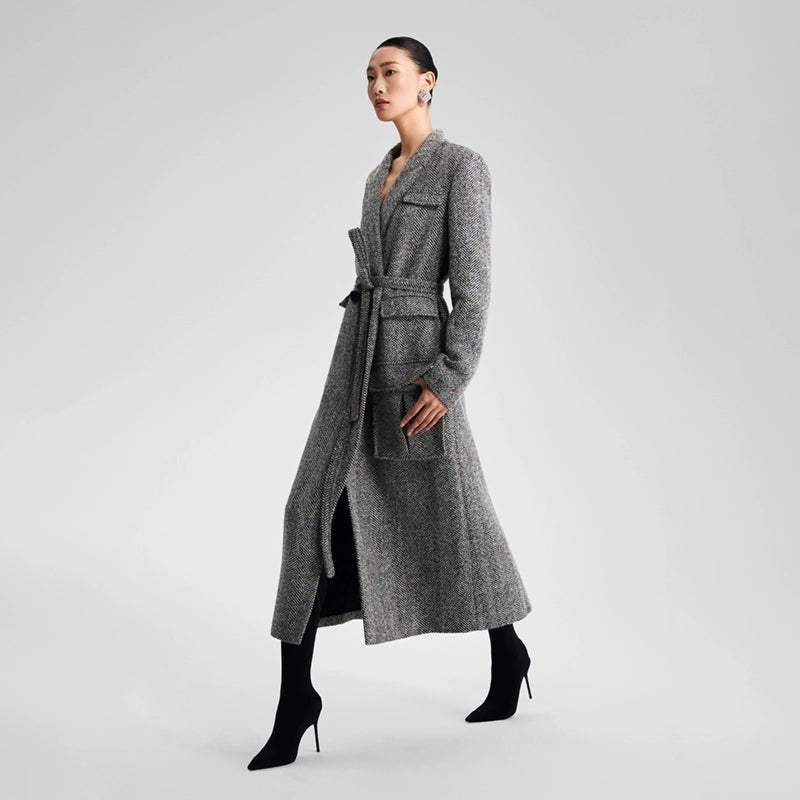 LEDIM W Premium tweed winter coat - SONA