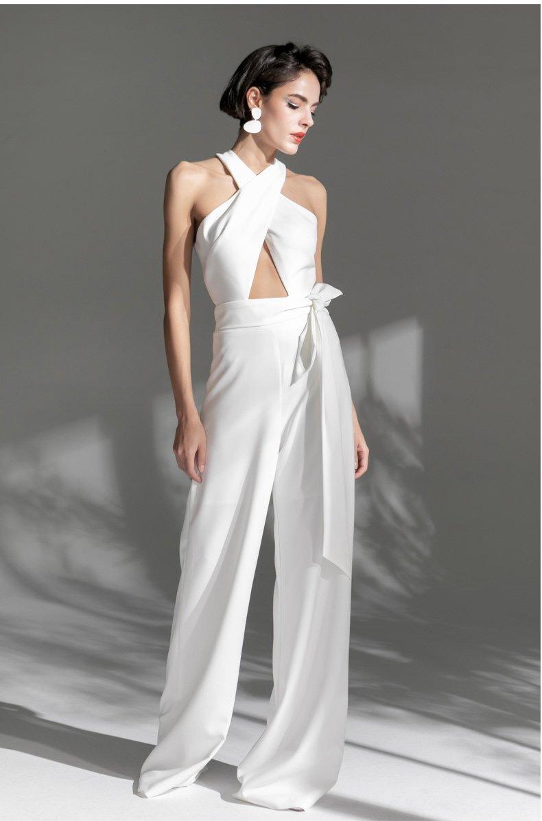 White jumpsuit hotsell for party