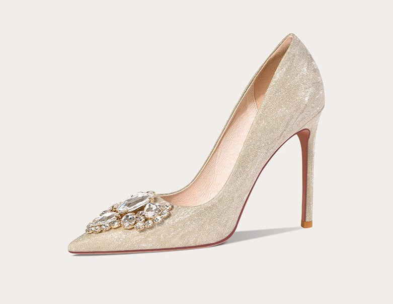 Champagne hotsell pumps shoes