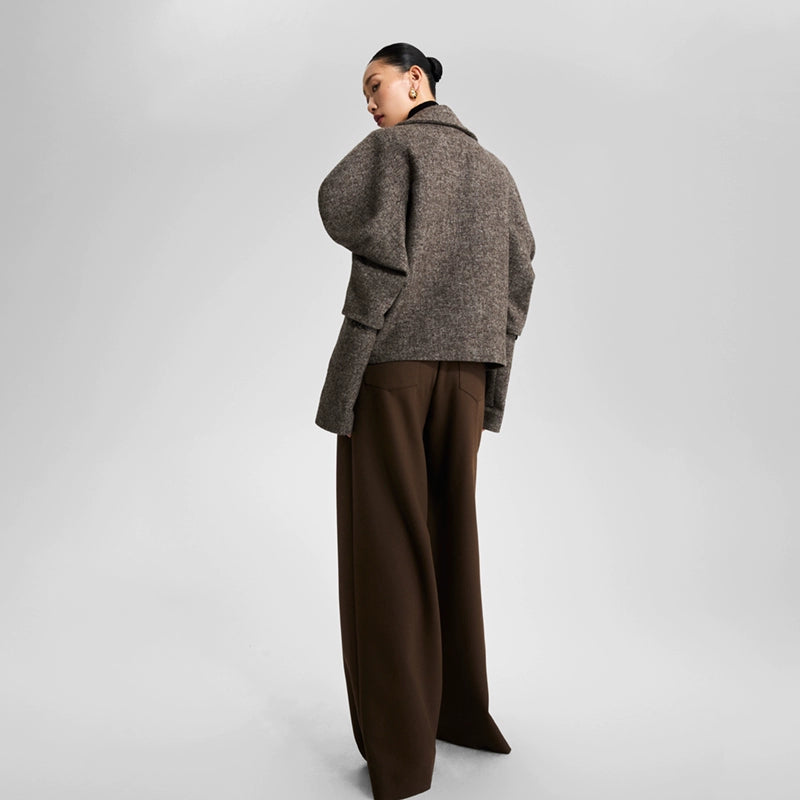 LEDIM W CROPPED TWEED TOP FALL/WINTER  TWEED SUIT - Nklls