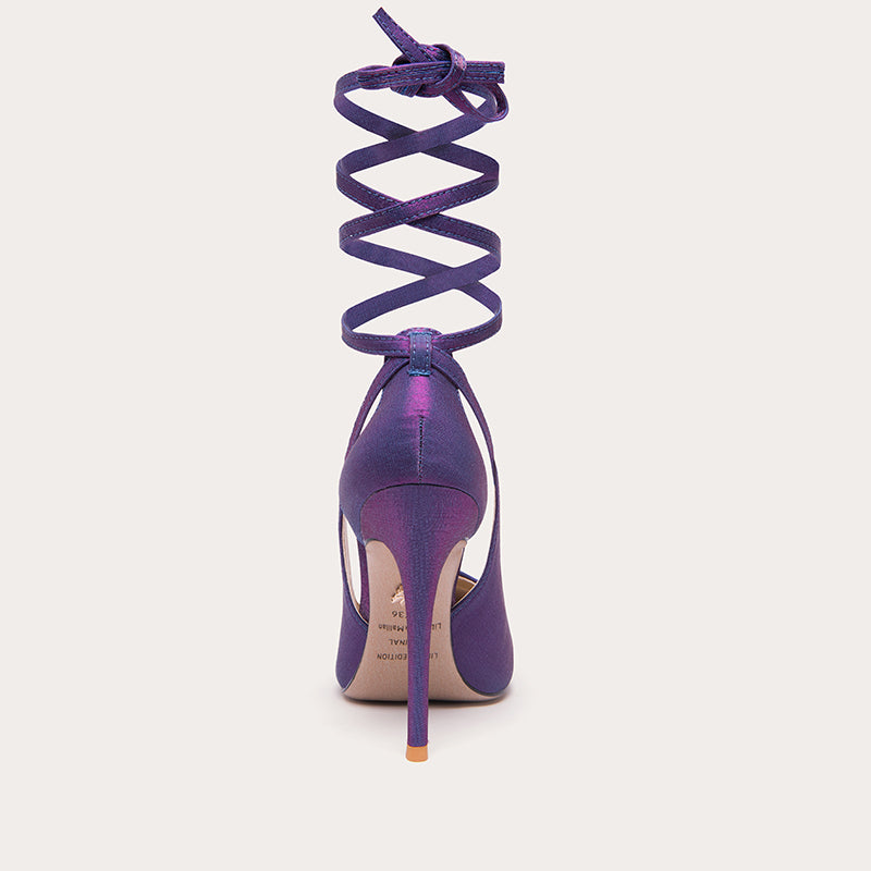 Purple beautiful fashion sandals stiletto high heels- Pura – GOOD GIRL REBEL