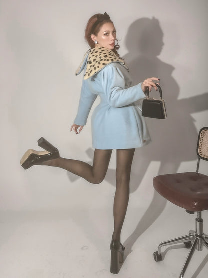 Le Palais Vintage Sweetheart Baby Blue coat - Mauni