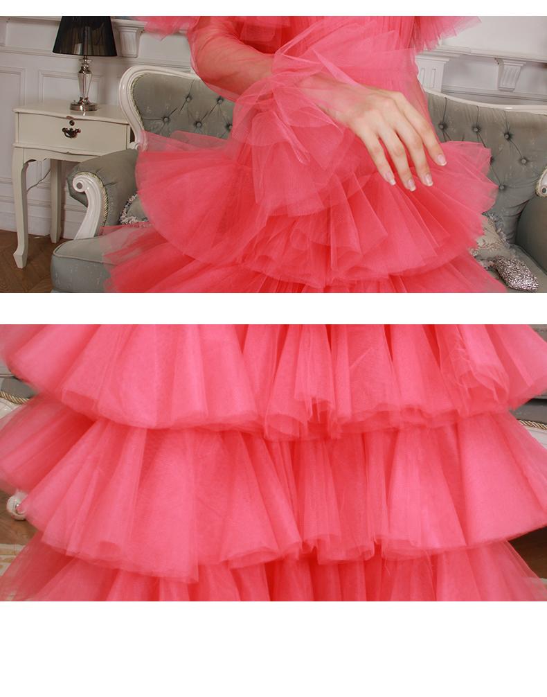 Red Tulle Petticoat for Wedding Dress