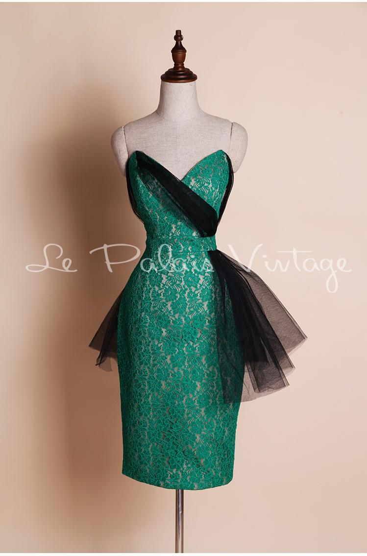 Vintage Pin Up Prom Dress